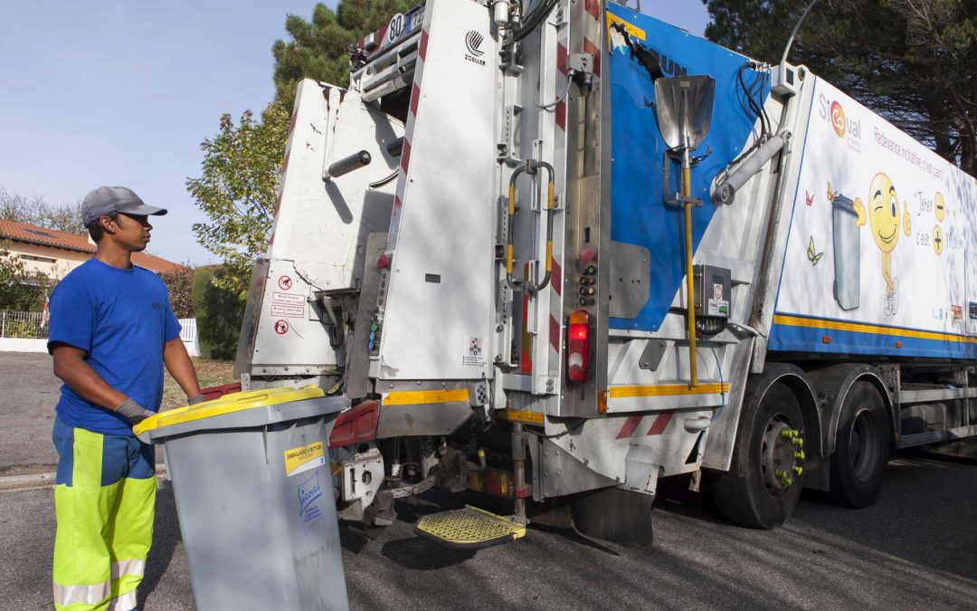 photo collecte de ramassage poubelles