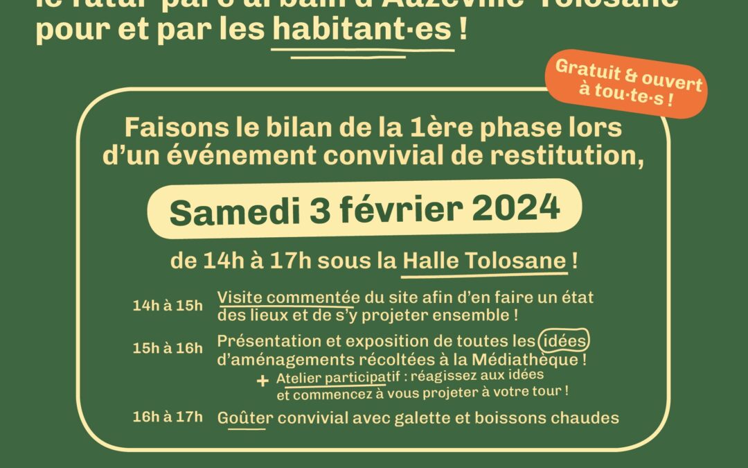 AULYMPIE : Événement convivial de restitution