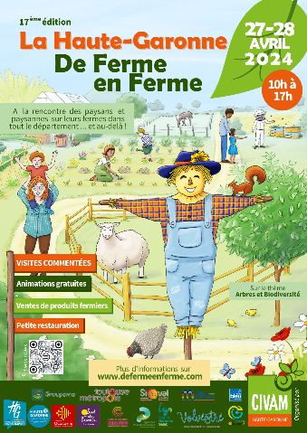 De ferme en ferme évènement rendez-vous le samedi 27 avril et le dimanche 28 avril de 10h à 17h