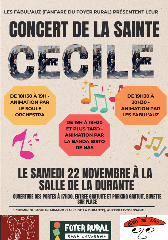 Conférence sur l'IA à la mairie d'Auzeville les 13, 20 et 27 novembre. Inscription au CCAS - 05 61 73 53 10