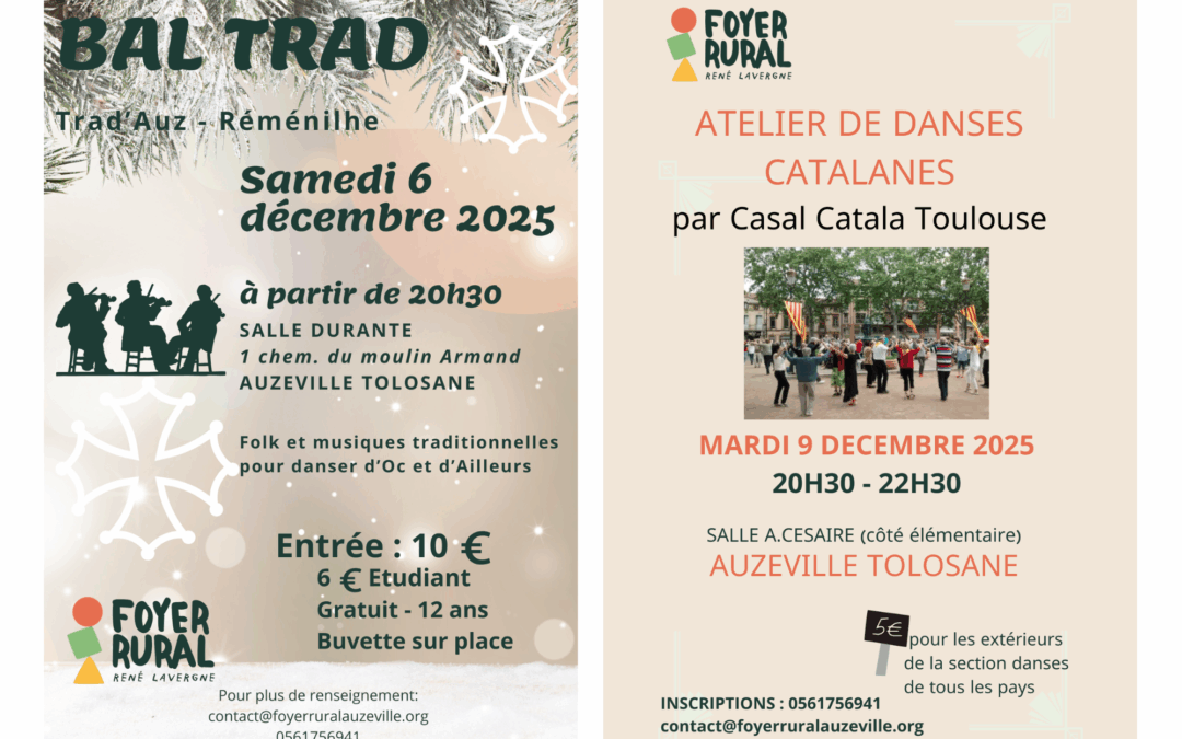 Foyer rural : les prochains événements