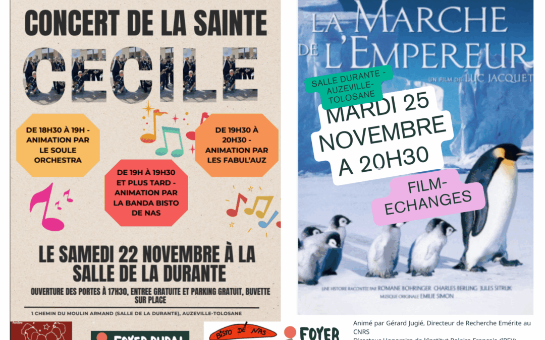 Foyer rural : les prochains événements