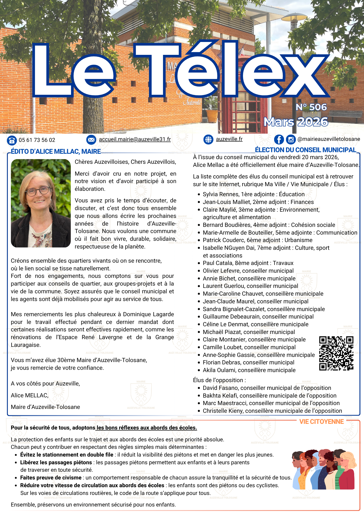 TELEX 506 - mars 2026 image Télécharger Télex 501