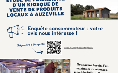 📣Enquête pour étudier l’implantation de casier distributeurs de produits locaux à Auzeville : votre avis nous intéresse !